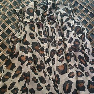 Forever21 animal print tunic